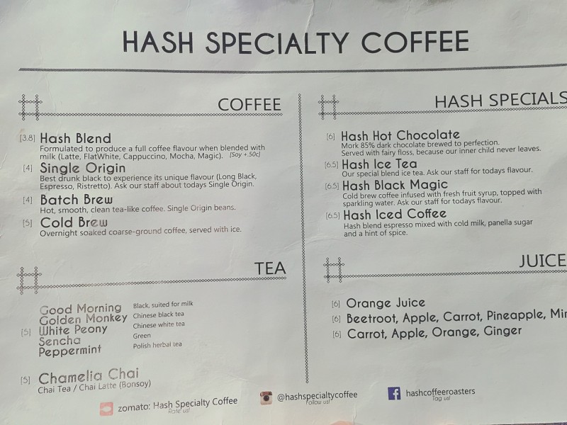 メルボルンのカフェ「hazh specialty coffee」
