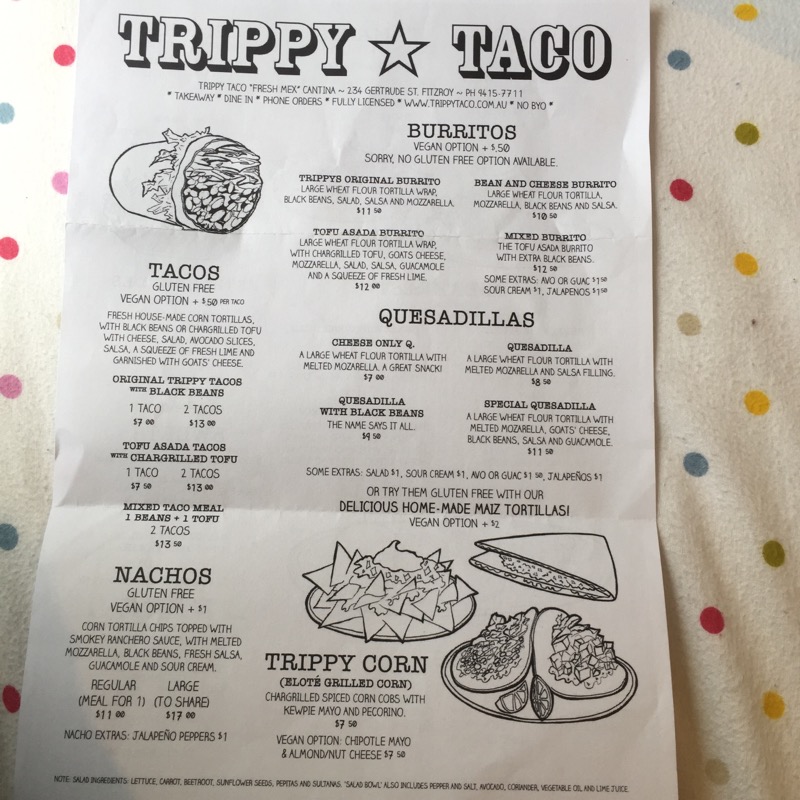 メルボルンのレストラン「Tippy☆Taco」