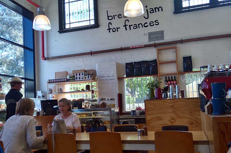 メルボルンのカフェ「BreadandJamfor Frances」